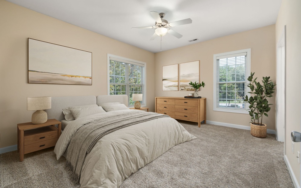 2X2 - A - 2 bedroom floorplan layout with 2 bathrooms and 1451 square feet (Primary Bedroom)
